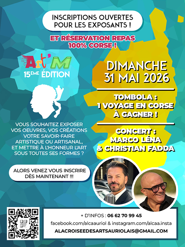 Festival Art'M 2026 - Inscription